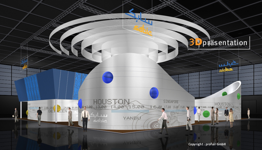 Messestand Messebau Messeauftritt Messefilm Messearchitektur Standarchitektur Visualisierung und 3D-Animation: 14-06-2020