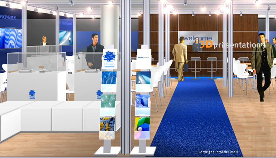 Messestand Messebau Messeauftritt Messefilm Messearchitektur Standarchitektur Visualisierung und 3D-Animation: 14-06-2020