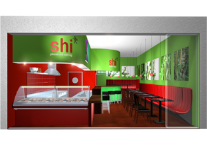 Ladenbau Laden Design Ambiente Shop: Visualisierung 3D-Animation Prsentation 1