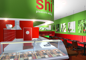 Ladenbau Laden Design Ambiente Shop: Visualisierung 3D-Animation Pr�sentation 4